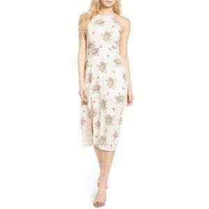 Women's Lush Strappy Back Floral Midi Dress